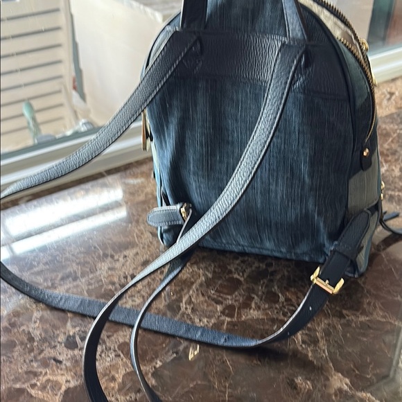 Michael Kors Denim Patchwork Backpack - Picture 5 of 9